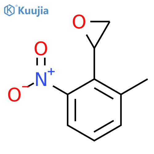 2-(2-methyl-6-nitrophenyl)oxirane structure