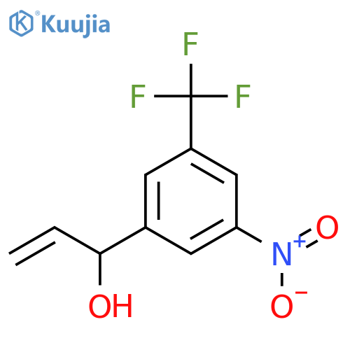 1-3-nitro-5-(trifluoromethyl)phenylprop-2-en-1-ol structure