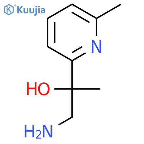 1-amino-2-(6-methylpyridin-2-yl)propan-2-ol structure