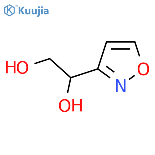 1-(1,2-oxazol-3-yl)ethane-1,2-diol structure