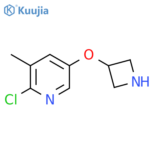 5-(azetidin-3-yloxy)-2-chloro-3-methylpyridine structure