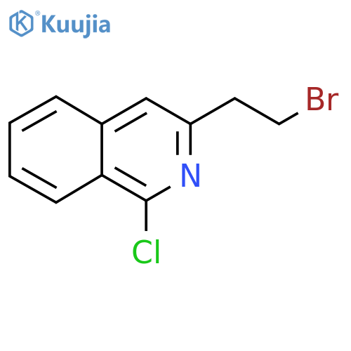 3-(2-bromoethyl)-1-chloroisoquinoline structure
