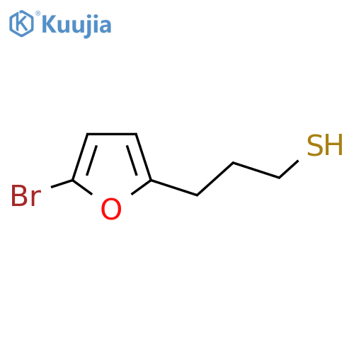 3-(5-Bromofuran-2-yl)propane-1-thiol structure