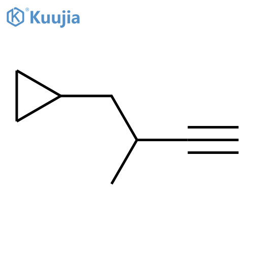 (2-methylbut-3-yn-1-yl)cyclopropane structure