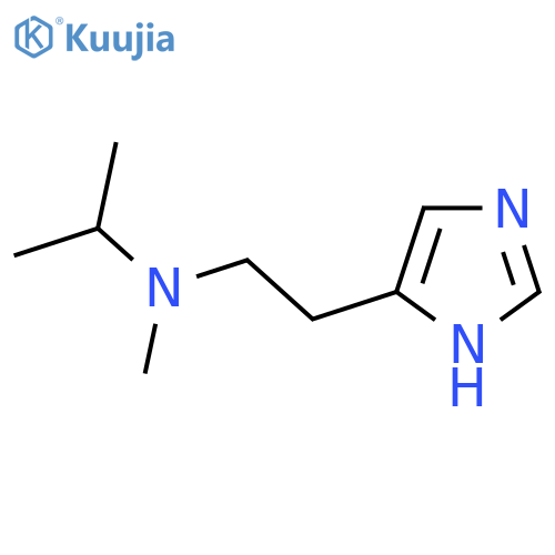 2-(1H-imidazol-4-yl)ethyl(methyl)(propan-2-yl)amine structure