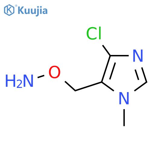 O-(4-chloro-1-methyl-1H-imidazol-5-yl)methylhydroxylamine structure