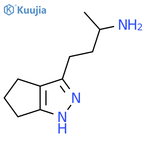 4-{1H,4H,5H,6H-cyclopentacpyrazol-3-yl}butan-2-amine structure