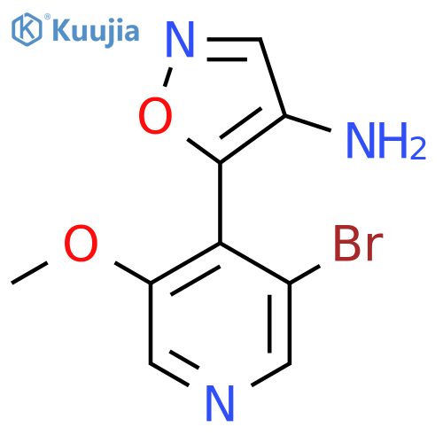 5-(3-Bromo-5-methoxypyridin-4-yl)-1,2-oxazol-4-amine structure