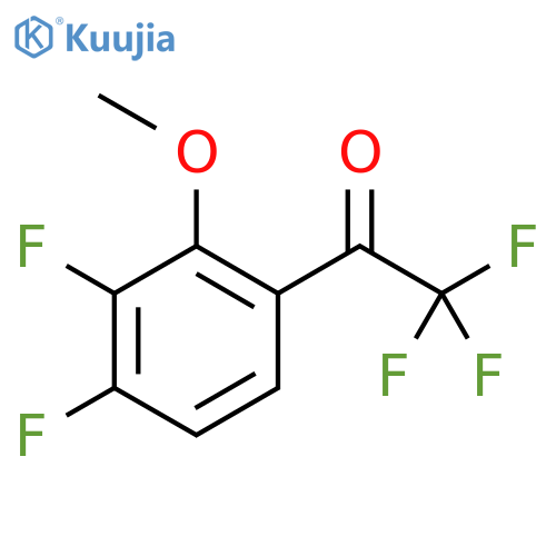 1-(3,4-difluoro-2-methoxyphenyl)-2,2,2-trifluoroethan-1-one structure