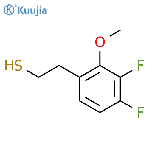 2-(3,4-difluoro-2-methoxyphenyl)ethane-1-thiol structure