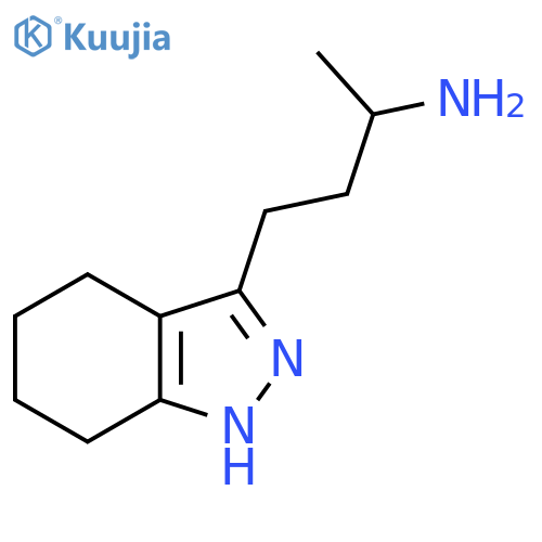 4-(4,5,6,7-tetrahydro-1H-indazol-3-yl)butan-2-amine structure