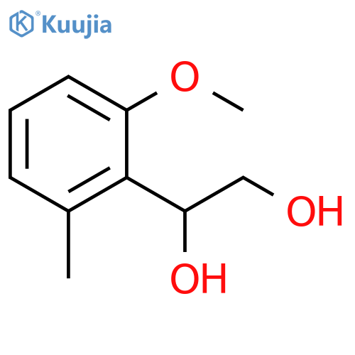 1-(2-methoxy-6-methylphenyl)ethane-1,2-diol structure