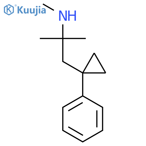 methyl2-methyl-1-(1-phenylcyclopropyl)propan-2-ylamine structure