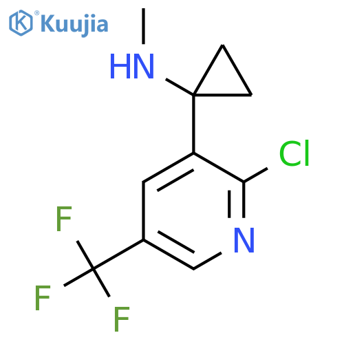 1-2-chloro-5-(trifluoromethyl)pyridin-3-yl-N-methylcyclopropan-1-amine structure