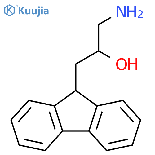 1-amino-3-(9H-fluoren-9-yl)propan-2-ol structure