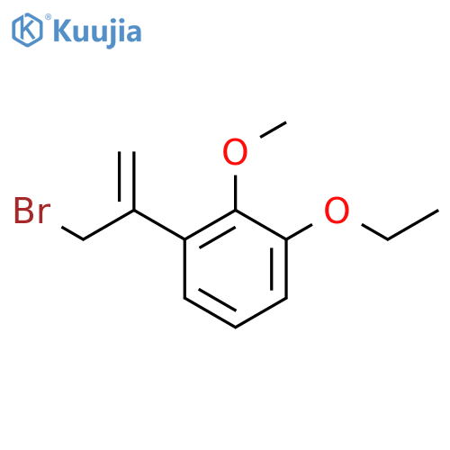 1-(3-bromoprop-1-en-2-yl)-3-ethoxy-2-methoxybenzene structure