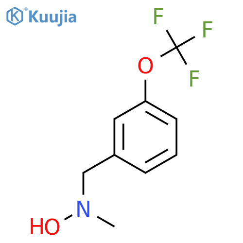 N-methyl-N-{3-(trifluoromethoxy)phenylmethyl}hydroxylamine structure