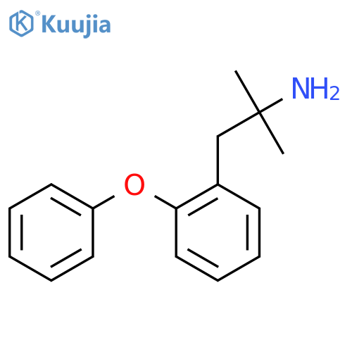 2-methyl-1-(2-phenoxyphenyl)propan-2-amine structure