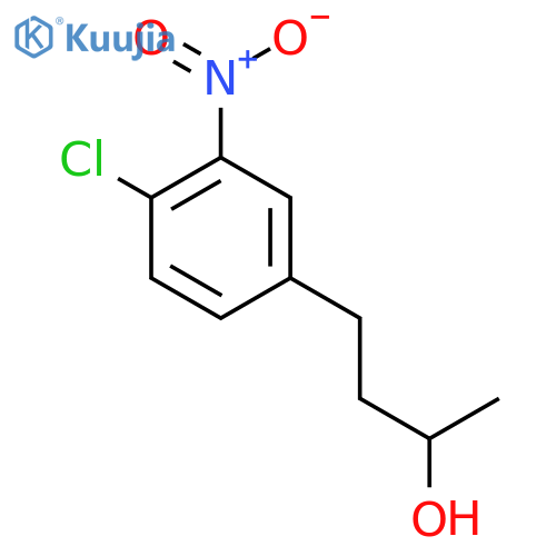 4-(4-chloro-3-nitrophenyl)butan-2-ol structure