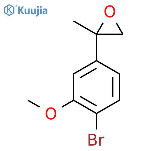 2-(4-bromo-3-methoxyphenyl)-2-methyloxirane structure