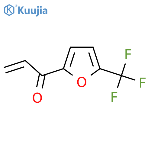 1-5-(trifluoromethyl)furan-2-ylprop-2-en-1-one structure