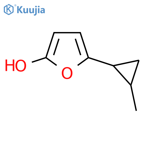 5-(2-methylcyclopropyl)furan-2-ol structure