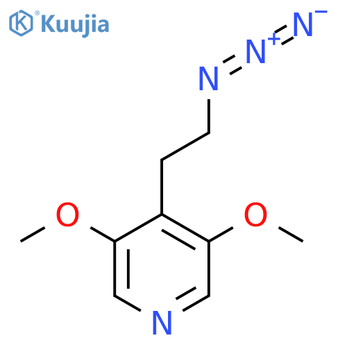 4-(2-azidoethyl)-3,5-dimethoxypyridine structure
