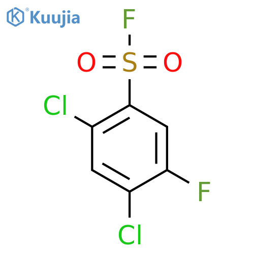 2,4-dichloro-5-fluorobenzene-1-sulfonyl fluoride structure