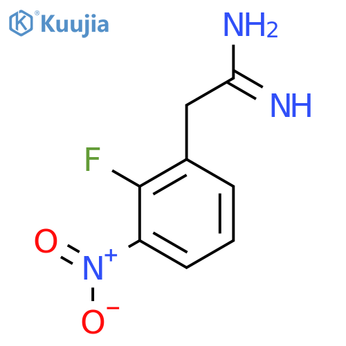 2-(2-fluoro-3-nitrophenyl)ethanimidamide structure