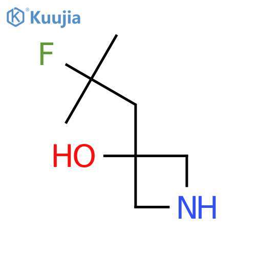 3-(2-fluoro-2-methylpropyl)azetidin-3-ol structure