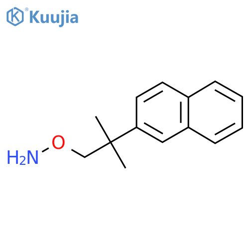 O-2-methyl-2-(naphthalen-2-yl)propylhydroxylamine structure