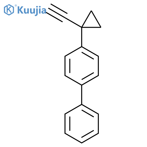 1-(1-ethynylcyclopropyl)-4-phenylbenzene structure