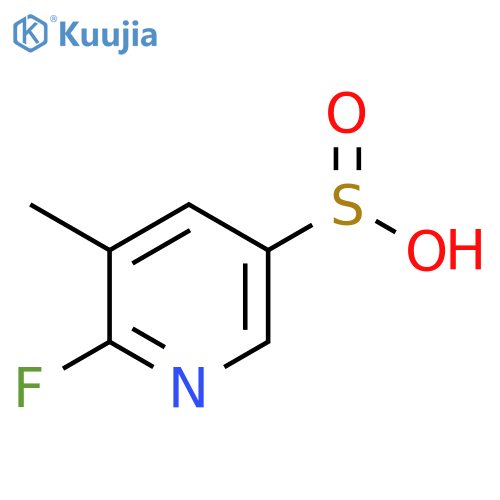 6-Fluoro-5-methylpyridine-3-sulfinic acid structure