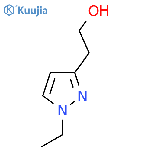 2-(1-ethyl-1H-pyrazol-3-yl)ethan-1-ol structure
