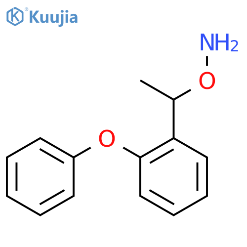 O-1-(2-phenoxyphenyl)ethylhydroxylamine structure