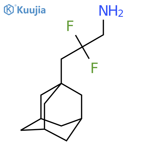 3-(adamantan-1-yl)-2,2-difluoropropan-1-amine structure