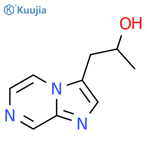 1-{imidazo1,2-apyrazin-3-yl}propan-2-ol structure