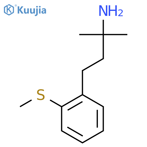 2-methyl-4-2-(methylsulfanyl)phenylbutan-2-amine structure