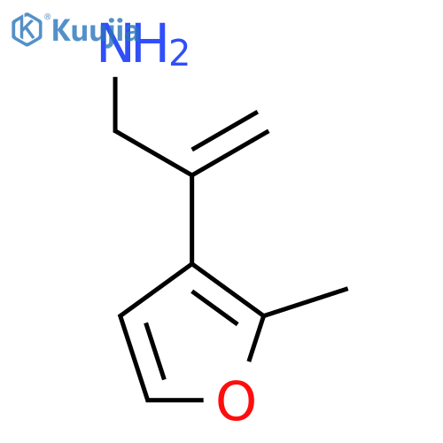 2-(2-methylfuran-3-yl)prop-2-en-1-amine structure