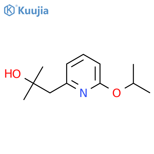 2-methyl-1-6-(propan-2-yloxy)pyridin-2-ylpropan-2-ol structure