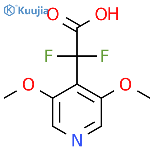 2-(3,5-dimethoxypyridin-4-yl)-2,2-difluoroacetic acid structure