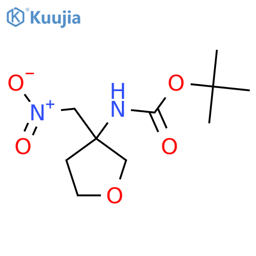 tert-butyl N-3-(nitromethyl)oxolan-3-ylcarbamate structure