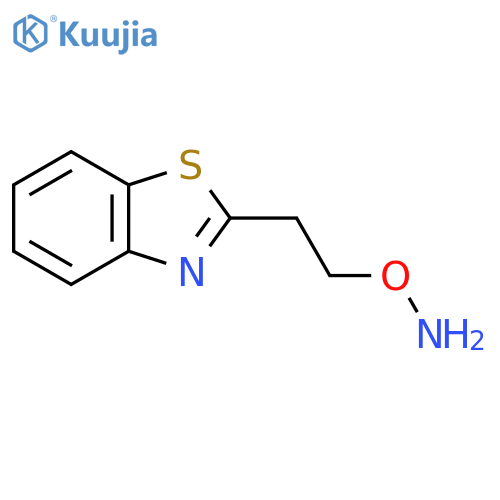 O-2-(1,3-benzothiazol-2-yl)ethylhydroxylamine structure