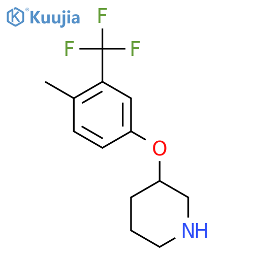 3-4-methyl-3-(trifluoromethyl)phenoxypiperidine structure