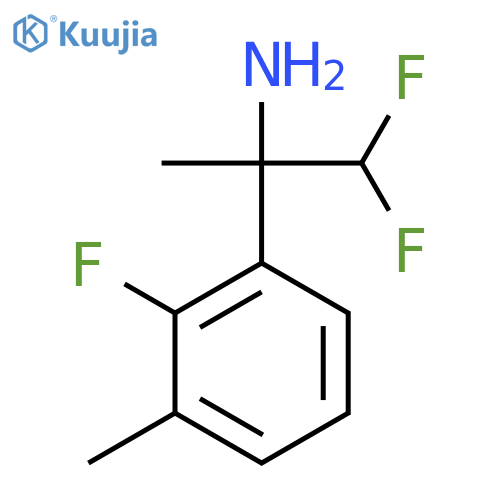 1,1-difluoro-2-(2-fluoro-3-methylphenyl)propan-2-amine structure