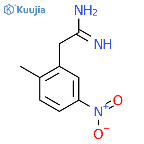 2-(2-methyl-5-nitrophenyl)ethanimidamide structure