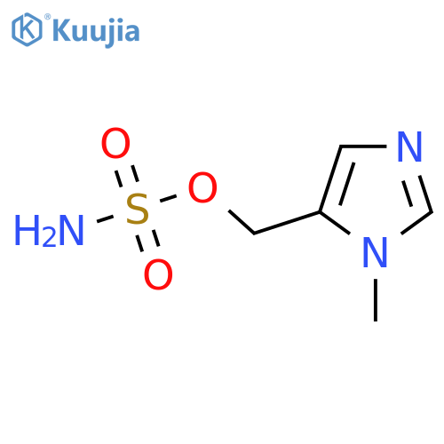 (1-methyl-1H-imidazol-5-yl)methyl sulfamate structure