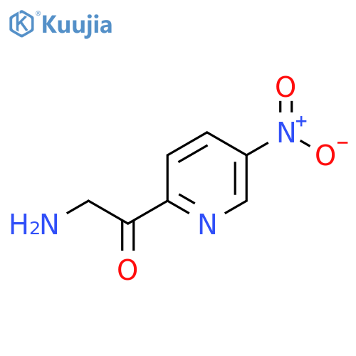 2-amino-1-(5-nitropyridin-2-yl)ethan-1-one structure