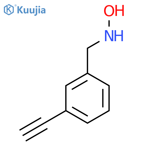 N-(3-ethynylphenyl)methylhydroxylamine structure
