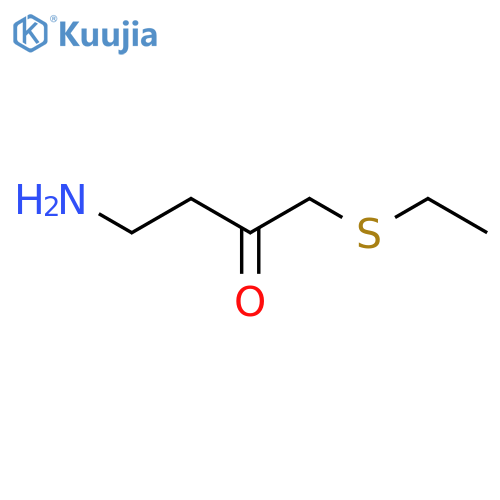 4-amino-1-(ethylsulfanyl)butan-2-one structure